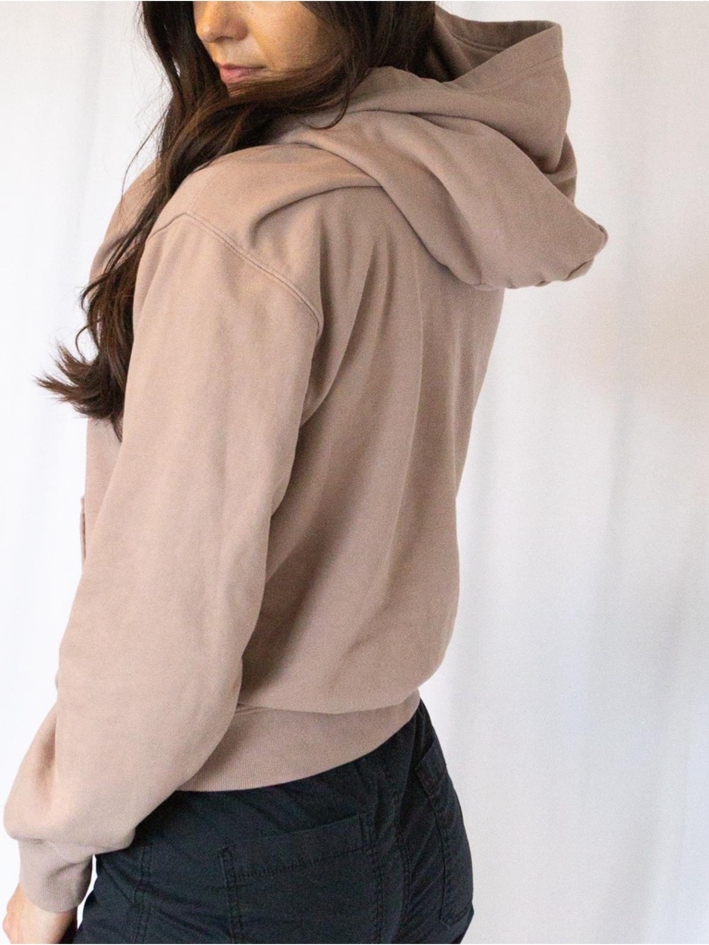 Aritzia Cozy Hoodie in Taupe - Picture 8 of 11
